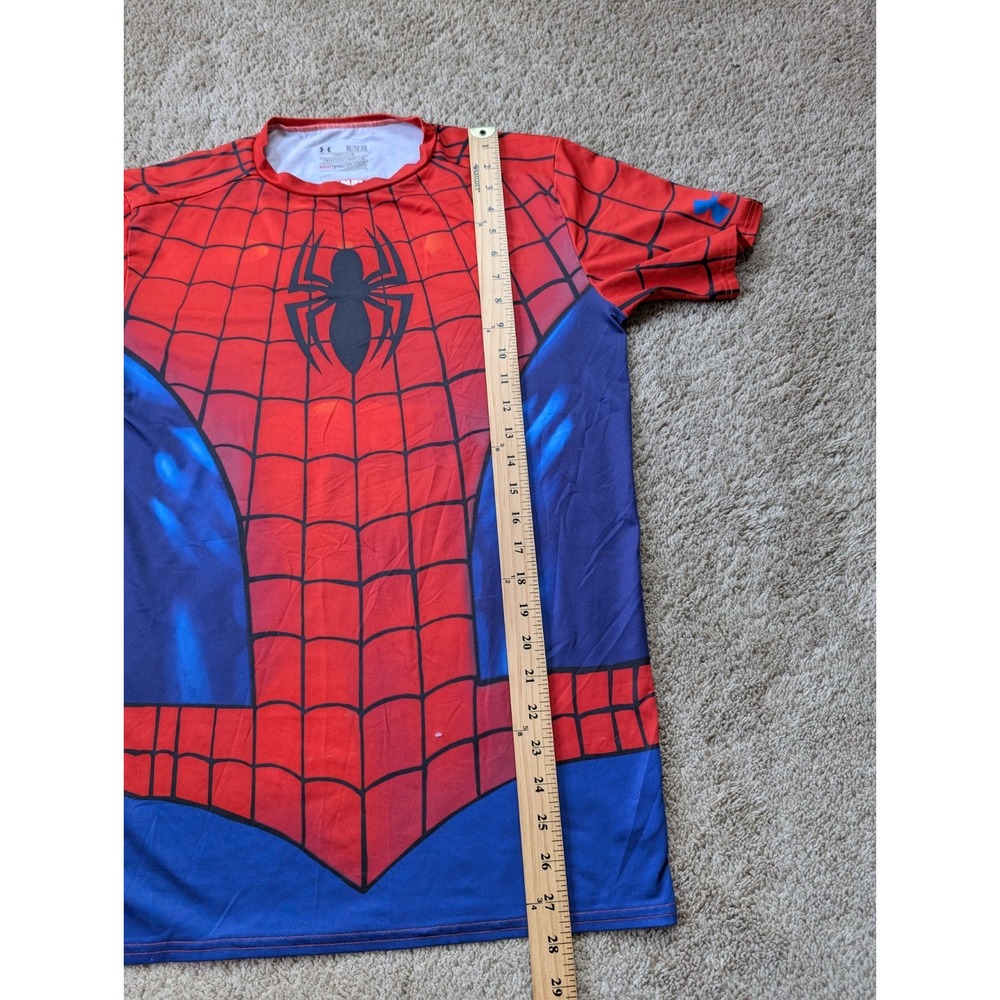 Under Armour Spiderman Shirt Mens XL Heat Gear Compression Marvel Alter Ego READ - Picture 5 of 9